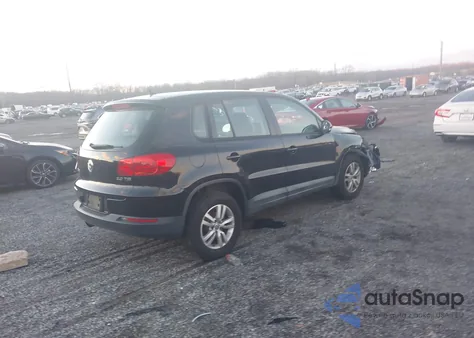 2014 Volkswagen Tiguan S из США, поврежденный, VIN WVGAV3AX4EW510547